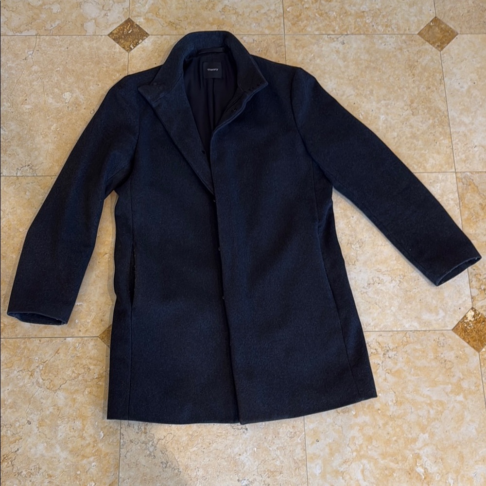 Men's Black Overcoat